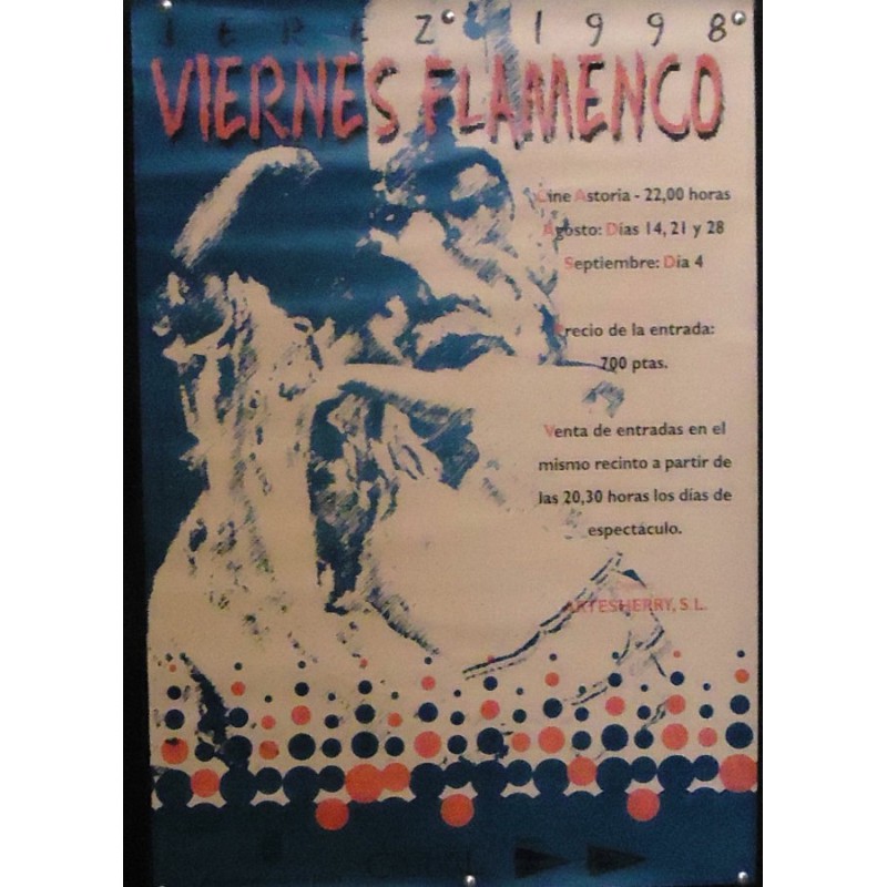 FLAMENCO .- VIERNES FLAMENCO DE JEREZ.- 1998 MED 42X 60 CTM