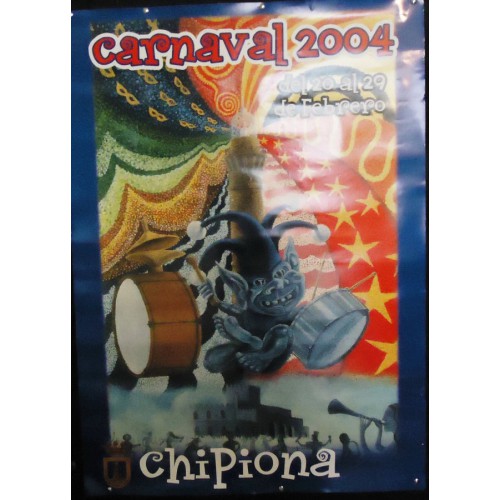 CARNAVAL DE CHIPIONA  AÑO  2004   MED 65X 95 CTM