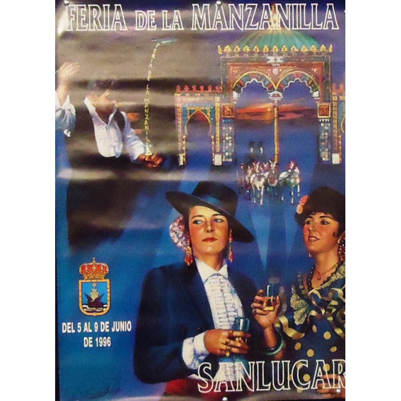 FERIA DE LA MANZANILLA.- AÑO 1996.- MED 50 X70 CTM
