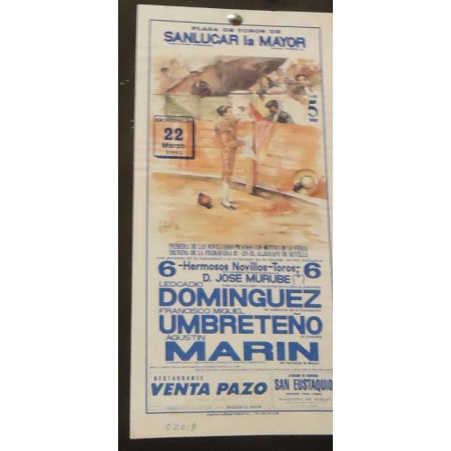 PLAZA DE TOROS DE SANLUCAR LA MAYOR-22-3-97- MED 17X34