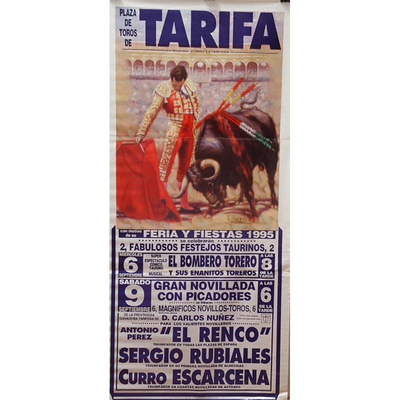 PLAZA DE TOROS DE TARIFA 6/9/95 MED 190X90CTM