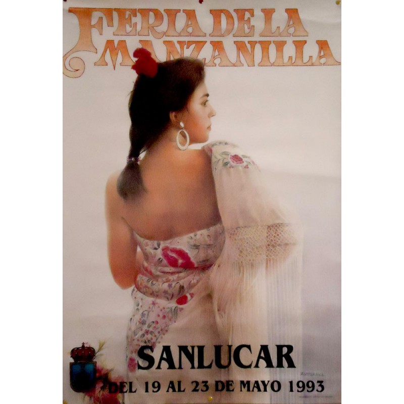 FERIA DE LA MANZANILLA.- AÑO 1993.- MED 70X 95 CTM            3UNID