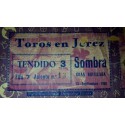 ENTRADA DE TOROS JEREZ DE LA FRONTERA 13 SEPTIEMBRE 1958