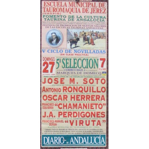 PLAZA DE TOROS DE JEREZ 27 JUNIO 1999.- MED 15 X 30 NCTM
